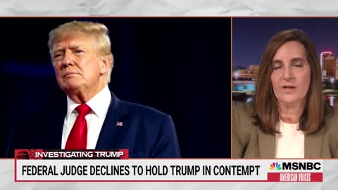 Why A Federal Judge Declined To Hold Trump In Contempt