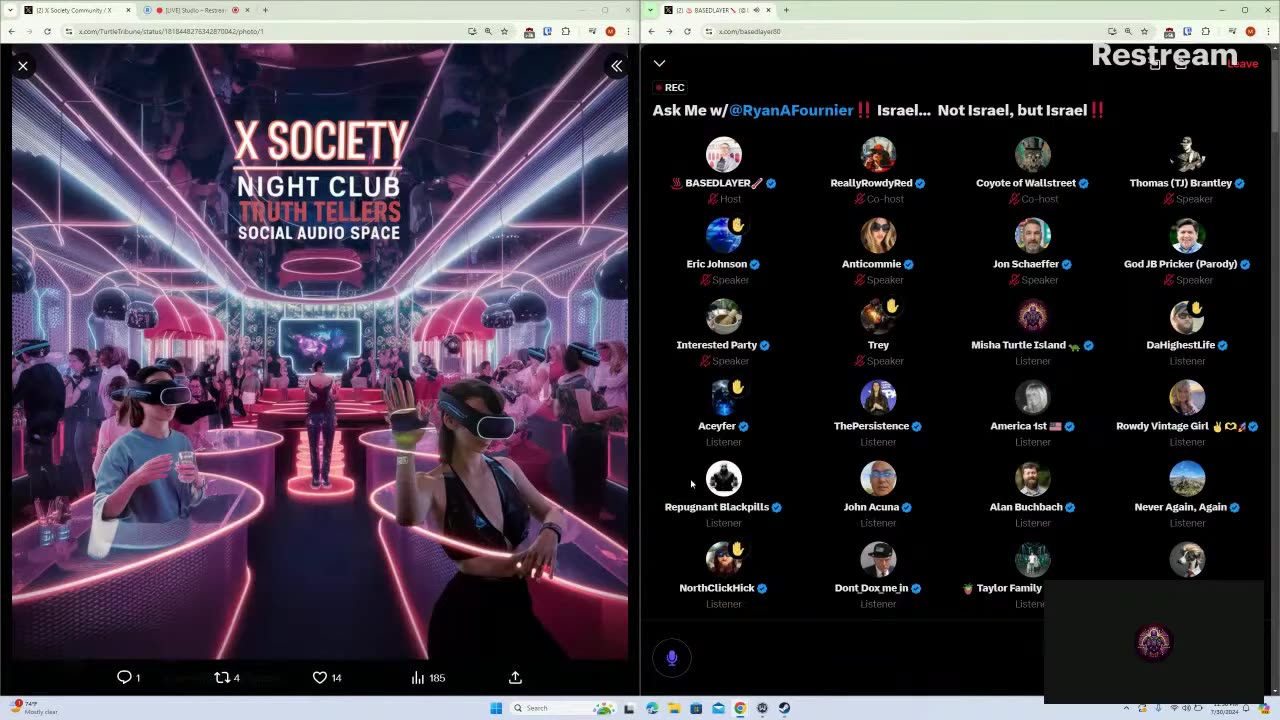 X Society Night Club Discusses HAARP, Turtle Tunes, and X Games. Let's Talk About It on Social Audio