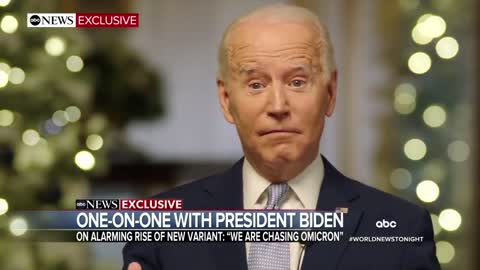 Biden Laughs & Lies When Confronted About Kamala's Claims That They Didn't See Omicron Coming