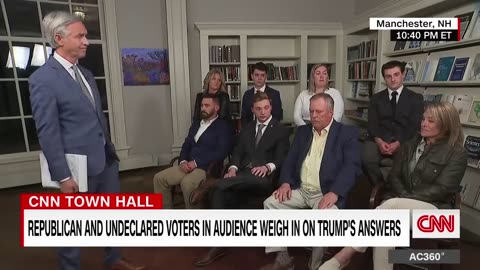 Voters from town hall weigh in on Trump's performance