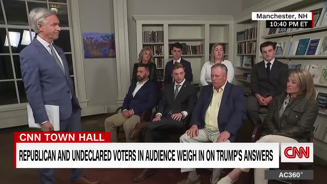 Voters from town hall weigh in on Trump's performance
