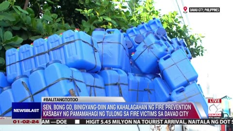 Sen. Bong Go, binigyang-diin ang kahalagahan ng fire prevention