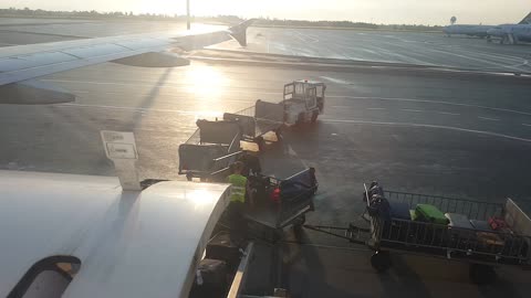 Loading of suitcases