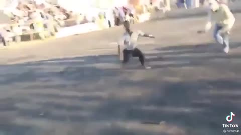 the back heel move.. tall isn't all that.