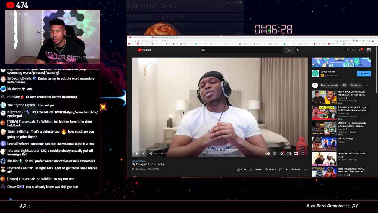 [3.9.22] LOW TIER GOD YOUTUBE LIVE STREAM 🛑topics 3 Hour Yt Stream Then Twitch [nlft9uNiq5w]