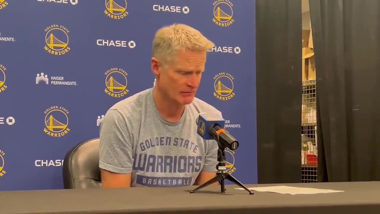 Steve Kerr Wiseman will remain with the Warriors through this road trip