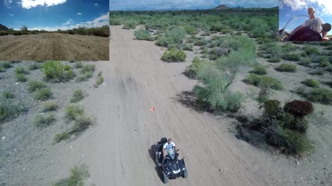 60 mph Drone at Genes Aqua Fria River bed 10.14.18