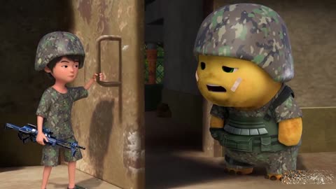 Military 🪖 camp attack by yellow dragon with her best friend