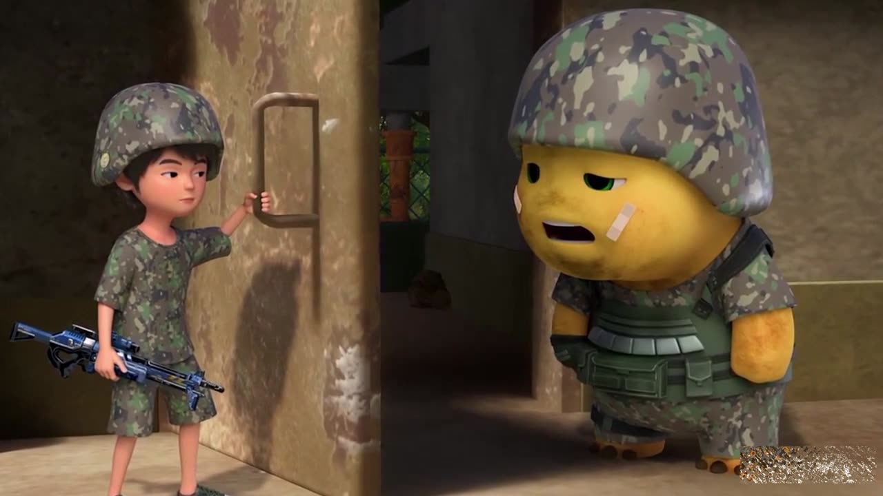 Military 🪖 camp attack by yellow dragon with her best friend