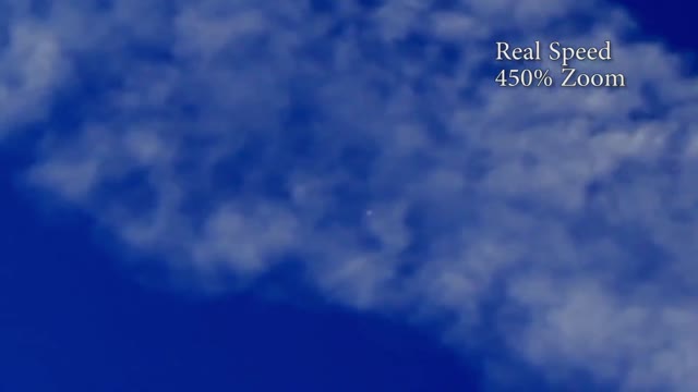 Ufo Shoots Into Chemtrails