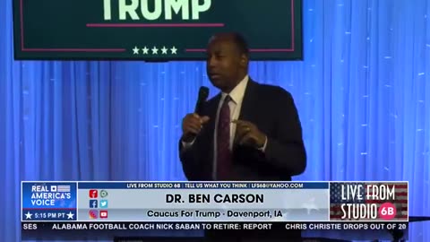 Dr. Ben Carson explaining who the real Donald Trump is.