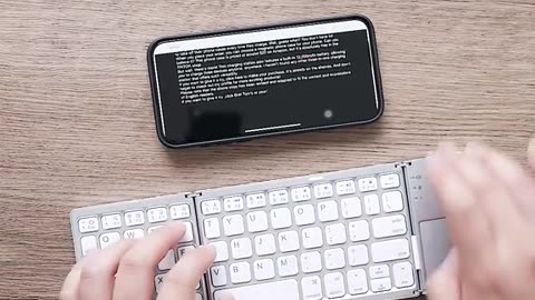 Mini Foldable Wireless Bluetooth Keyboard for PC Laptop iPhone iPad iOS Tablet