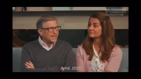 Bill Gates and his ex-husband smirking and smiling at the prospect of a new scamdemic