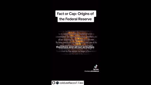 Federal reserve history & more!….