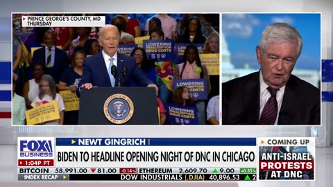 [2024-08-19] Newt Gingrich: This is not a pleasant passing of the torch, it is a 'bye, bye Joe'