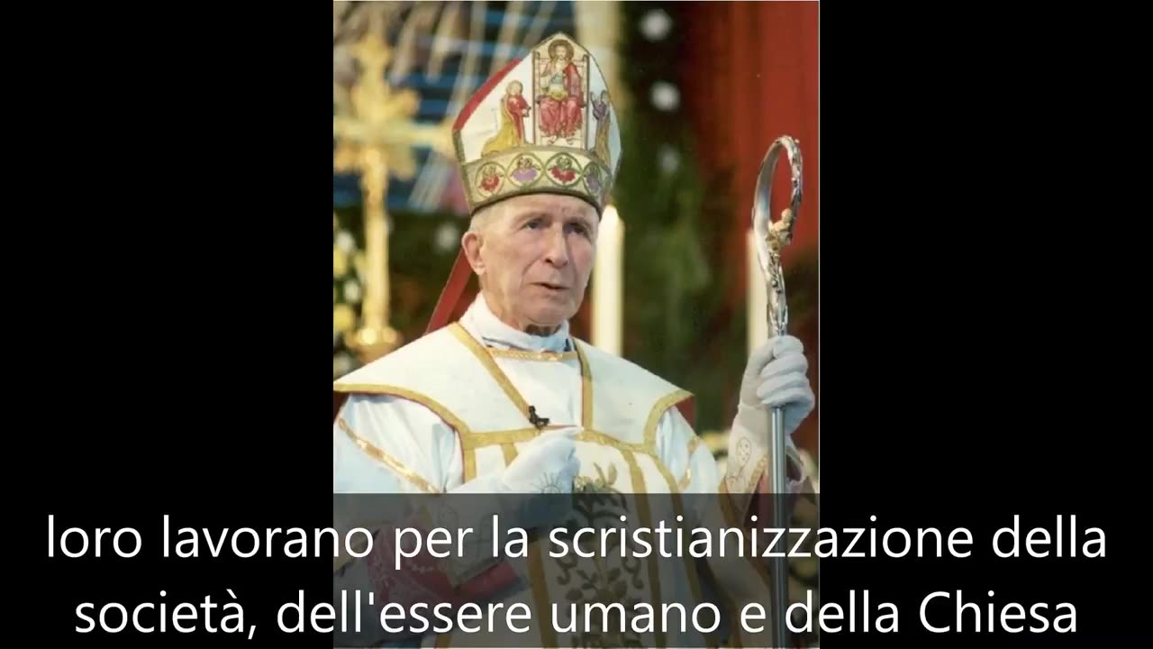 Monsignor Lefevre parla a Ratzinger