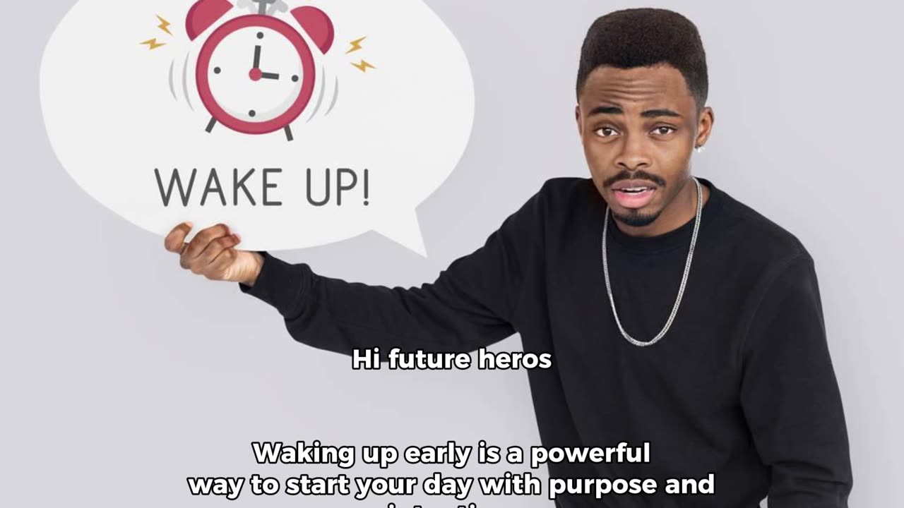 Reason why you should wake early in the morning