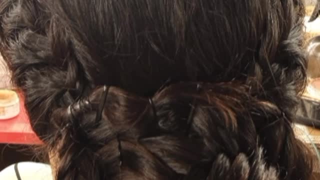 What a beautiful hairstyle.in Odisha