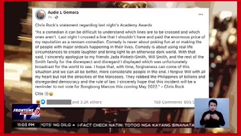 #FactCheckED:Mensahe ni Chris Rockkay Marcos Jr.