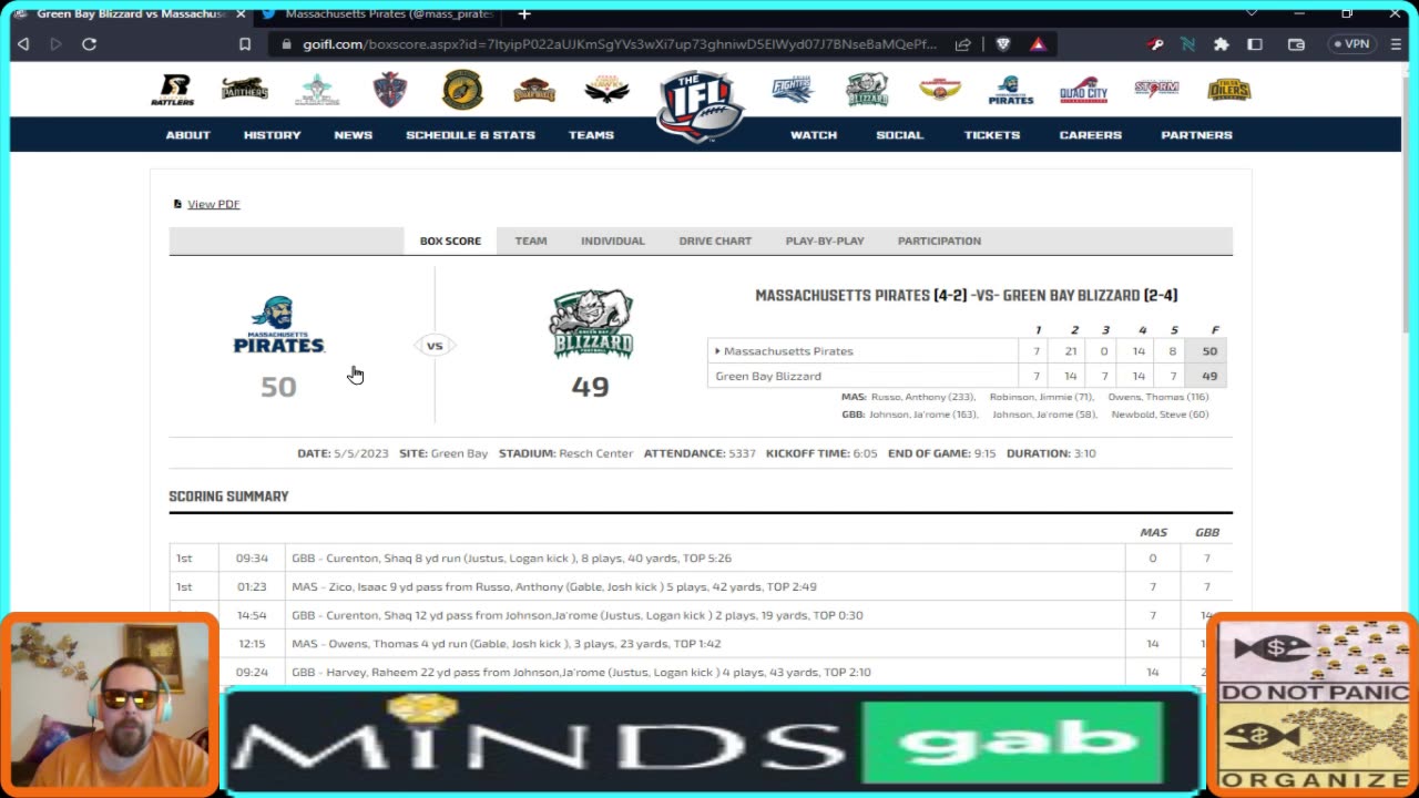 Indoor Football League Week 8: Blowouts, Slug Fests and OT
