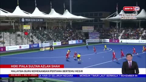 5 NOV 2022 B.PERDANA - HOKI PIALA SULTAN AZLAN SHAH: MALAYSIA BURU KEMENANGAN PERTAMA BERTEMU MESIR