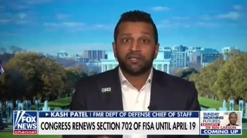 Kash on FISA Renewal