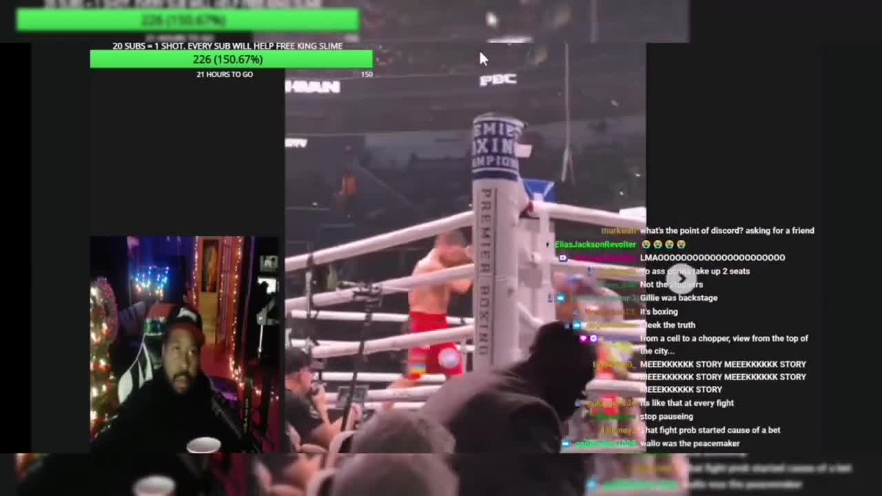 DJ Akademiks Reacts To Meek Mill & boxer Gary Russell Shouting match at Gervonta boxing fight