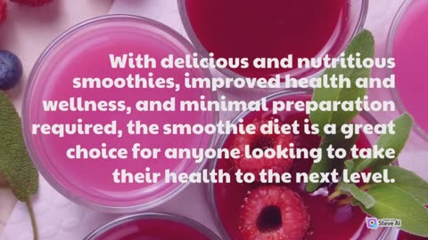 21 day smoothie diet