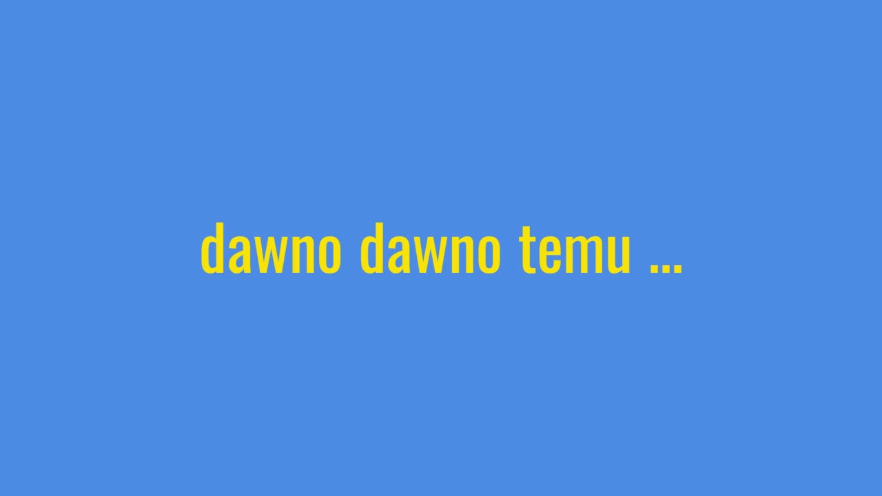 dawno dawno temu ...