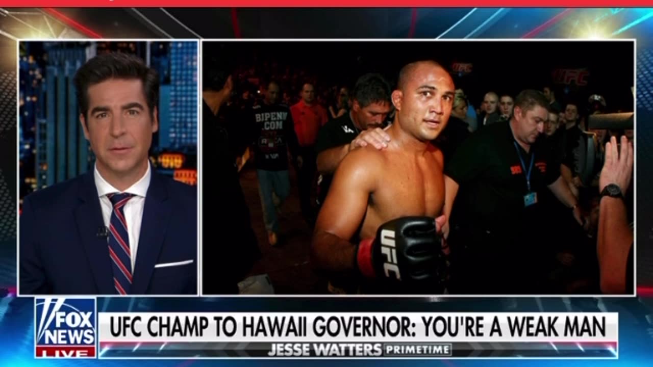 UFC champ to Hawaii Governor: you’re a weak man