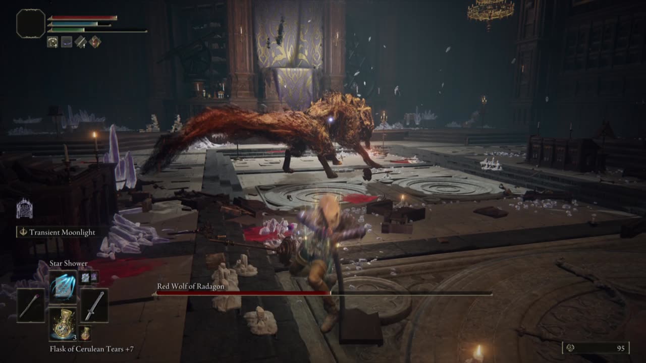 Red Wolf of Radagon Boss easy - Carian Retaliation strategy (LV20 SWPN+1) Elden Ring