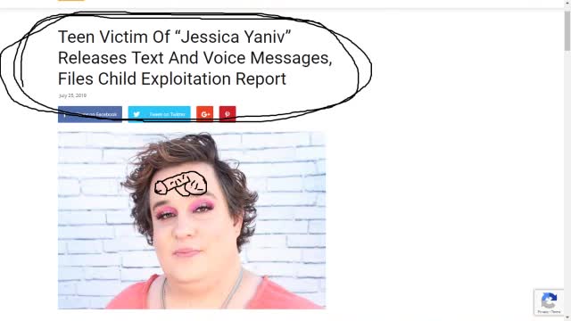 Mare Tralla Crazy Feminist And Pedo Jessica Yaniv