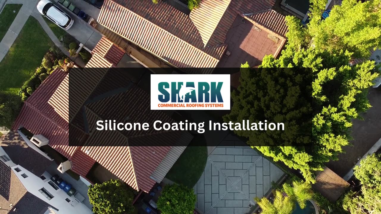 Silicone Coating Installation - Shark Roofing Systems