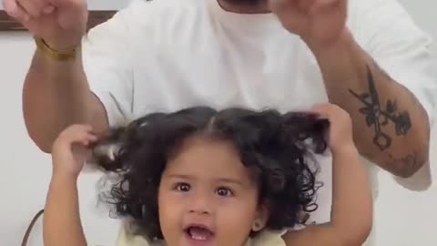 Baby Hair Cutting