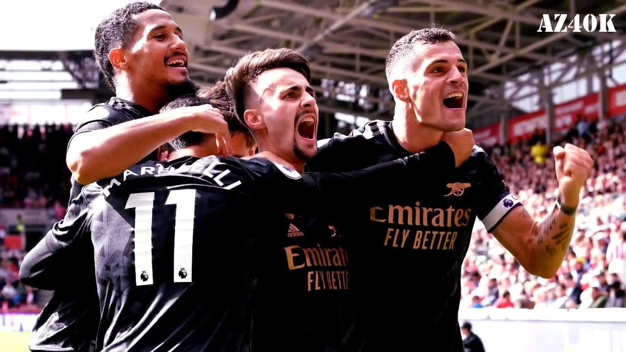 Fabio Vieira Funny Reaction To His Goal vs Brentford
