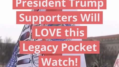 Limited edition Trump Presidential Pocket Watc