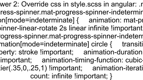 Angular Material Progress spinner and Progress bar does39nt show