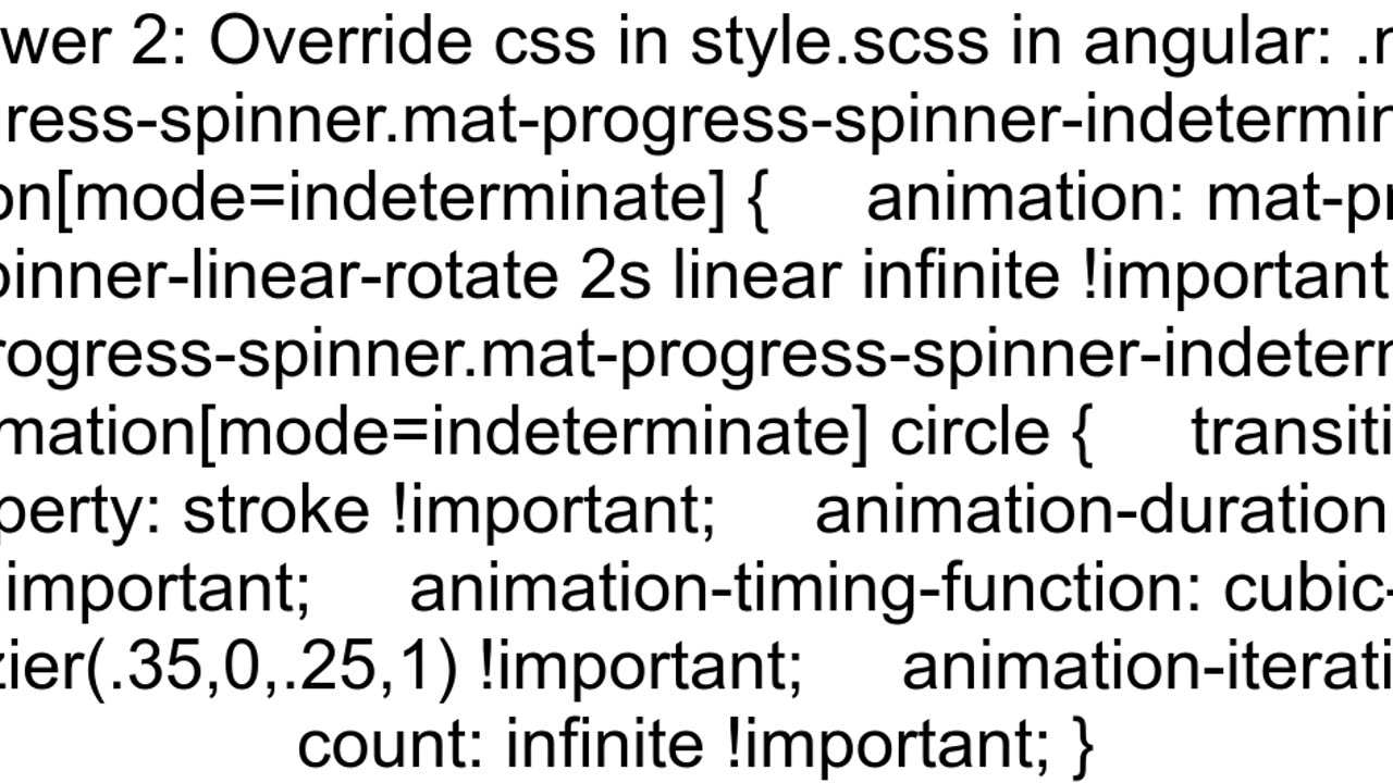 Angular Material Progress spinner and Progress bar does39nt show