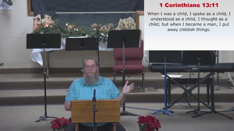 Sunday Sermon at Moose Creek Baptist Church 12/8/2024