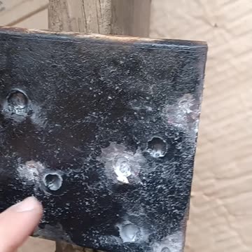 10.5 " AR-15 with Green Tips on Mild Steel