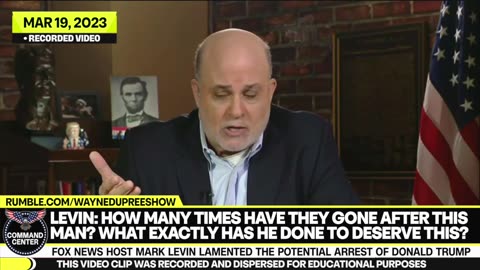 Levin: Why Are They Studying Donald Trump's Life Like They Are Studying An Archeological Site