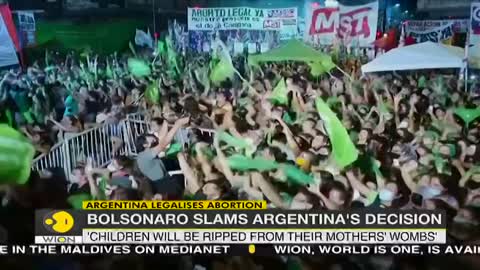 Brazilian President Jair Bolsonaro slams Argentina's historic abortion law | World News | WION