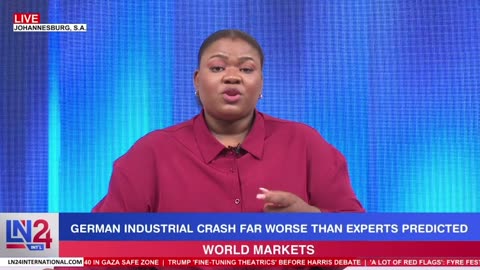 GERMAN INDUSTRIAL CRASH FAR WORSE THAN EXPERTS PREDICTED.