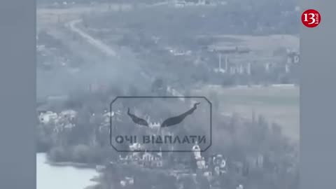 Military vehicle carrying Russian soldiers to battle was targeted by kamikaze drone