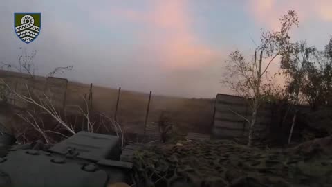 T-64BV from the 59th Motorized Infantry Brigade (AFU) firing against RU targets