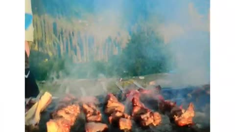 BBQ in Hilly Area/ Pakistan