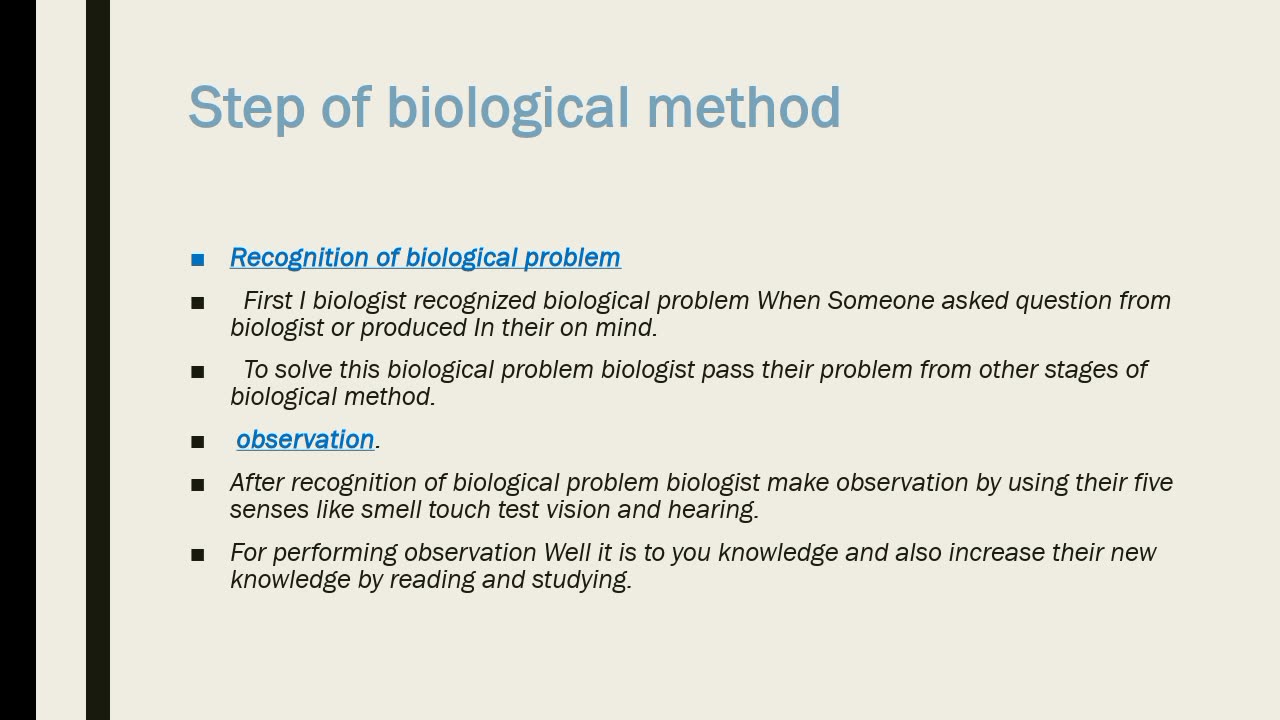 Biological method