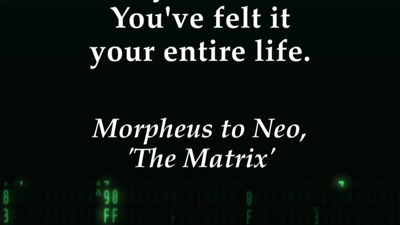 Quote. The Matrix. #shorts