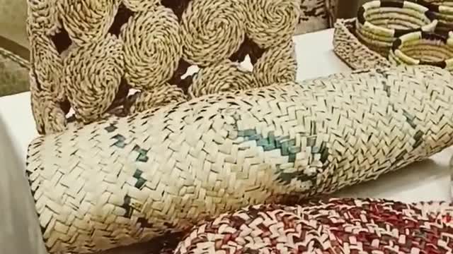 Ecofriendly handicrafts _ How To Make Crafts _ Water Hyacinth Crafts _ Natural Handicraft