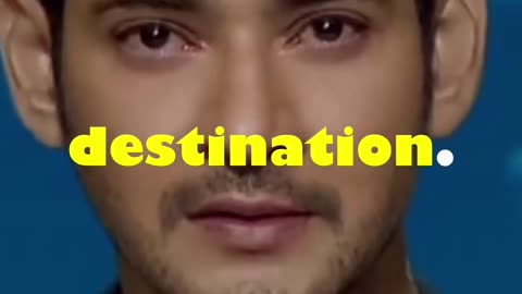 Success isn't a DESTINATION, Success is a JOURNEY | Mahesh Babu's Motivation #shorts